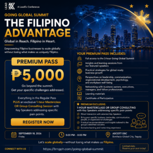 Premium Pass: Going Global Summit